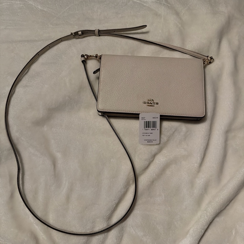 Coach Light Beige Crossbody Bag